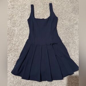 Pleated Mini Dress